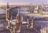 Sunset London | Botop Blackcard | 1000 Piece Puzzle | Jigsaw Puzzle - Mystery Matrix
