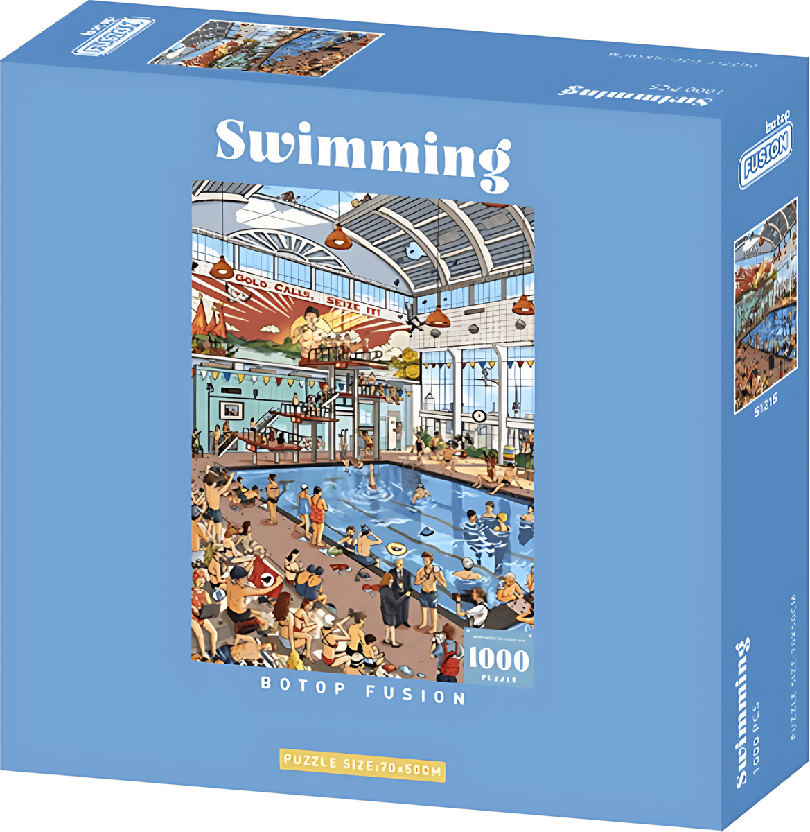 Swimming | Botop Fusion | 1000 Pieces | Jigsaw Puzzle – Puzzles