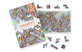 Tetromino City | Laurence King Publishing | 300 Pieces | Geometric Jigsaw Puzzle - Puzzles +