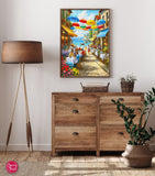 Umbrella Alley | CherryPazzi | 1000 Pieces | Jigsaw Puzzle - Puzzles +