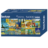 Van Gogh 38 in 1 | Botop Blackcard | 5000 Piece Puzzle | Jigsaw Puzzle - Mystery Matrix