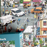 Work | Botop Fusion | 1000 Piece Puzzle | Jigsaw Puzzle - Mystery Matrix