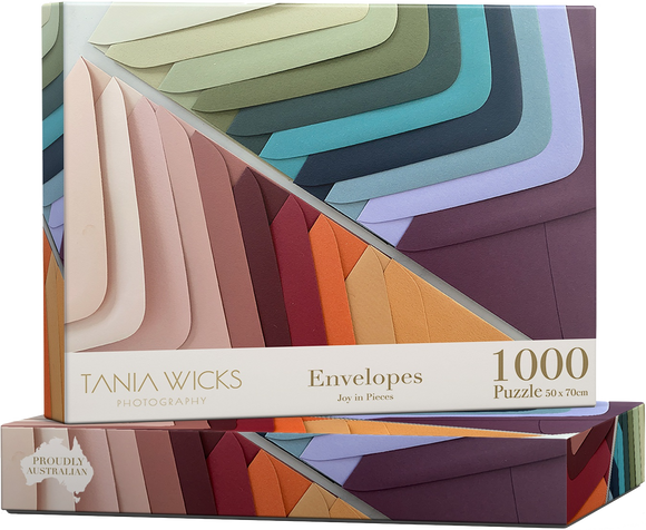 Tania Wicks | Envelopes - Joy in Pieces | 1000 Pieces | Jigsaw Puzzle