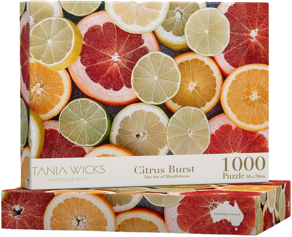Tania Wicks | Citrus Burst - The Art of Mindfulness | 1000 Pieces | Jigsaw Puzzle