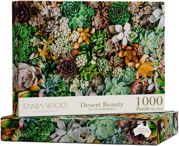 Tania Wicks | Desert Beauty - The Art of Mindfulness | 1000 Pieces | Jigsaw Puzzle