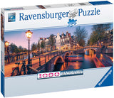 Evening in Amsterdam | Ravensburger | 1000 Pieces | Panoramic Jigsaw Puzzle