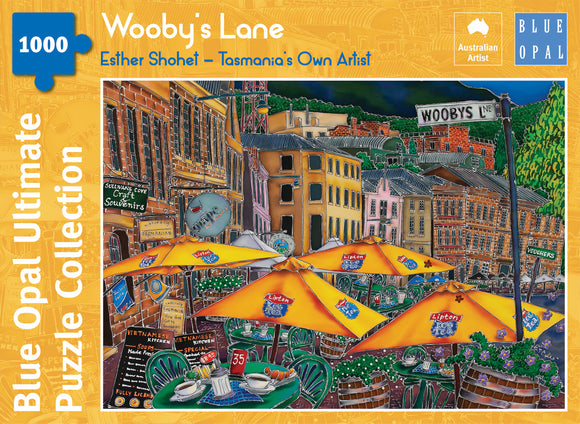 Blue Opal | Wooby's Lane - Tasmania's Own Artist | Esther Shohet | 1000 Pieces | Jigsaw Puzzle