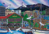Blue Opal | Mures at the Docks - Tasmania's Own Artist | Esther Shohet | 1000 Pieces | Jigsaw Puzzle