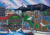 Mures at the Docks - Tasmania's Own Artist | Esther Shohet | Blue Opal | 1000 Pieces | Jigsaw Puzzle