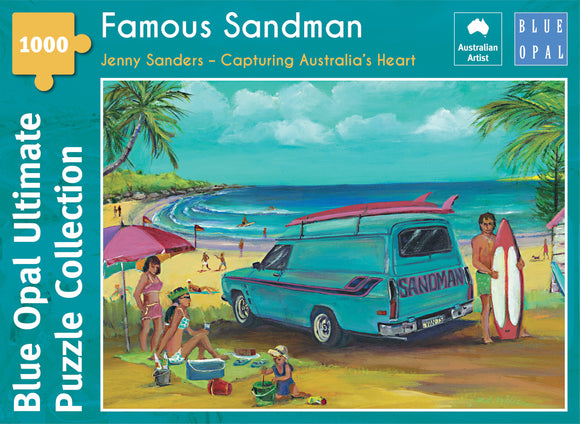 Blue Opal | Famous Sandman - Capturing Australia's Heart | Jenny Sanders | 1000 Pieces | Jigsaw Puzzle