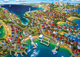 Blue Opal | Watsons Bay - Keeping Australia in Perspective | Stephan Evans | 1000 Pieces | Jigsaw Puzzle