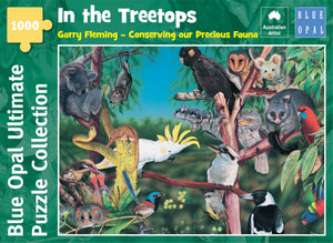 In the Treetops - Conserving our Precious Fauna | Garry Fleming | Blue Opal | 1000 Pieces | Jigsaw Puzzle