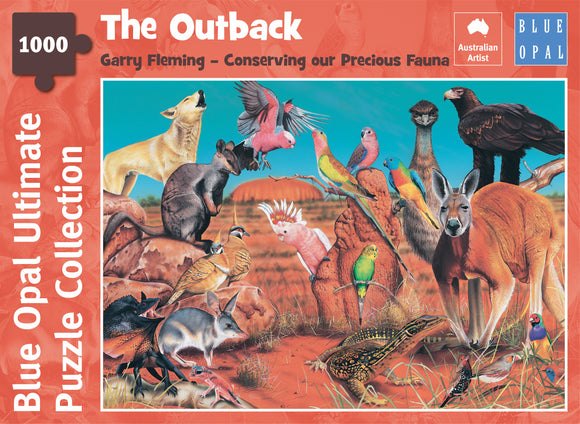 Blue Opal | The Outback - Conserving our Precious Fauna | Garry Fleming | 1000 Pieces | Jigsaw Puzzle