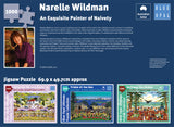 Trains at the Zoo - An Exquisite Painter of Naivety | Narelle Wildman | Blue Opal | 1000 Pieces | Jigsaw Puzzle