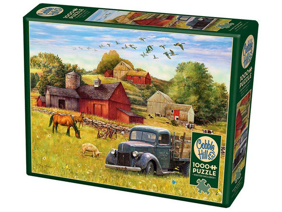 Cobble Hill | Summer Afternoon On The Farm - Greg Giordano | 1000 Pieces | Jigsaw Puzzle