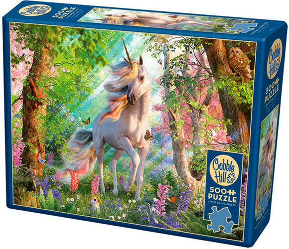Cobble Hill | Unicorn in the Woods - David Penfound | 500 Pieces | Jigsaw Puzzle