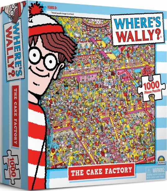 Crown | Cake Factory - Where's Wally | 1000 Pieces | Jigsaw Puzzle