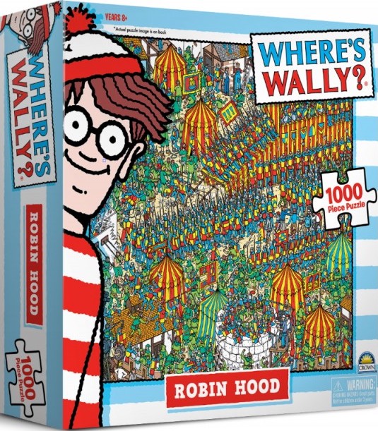 Crown | Robin Hood - Where's Wally | 1000 Pieces | Jigsaw Puzzle