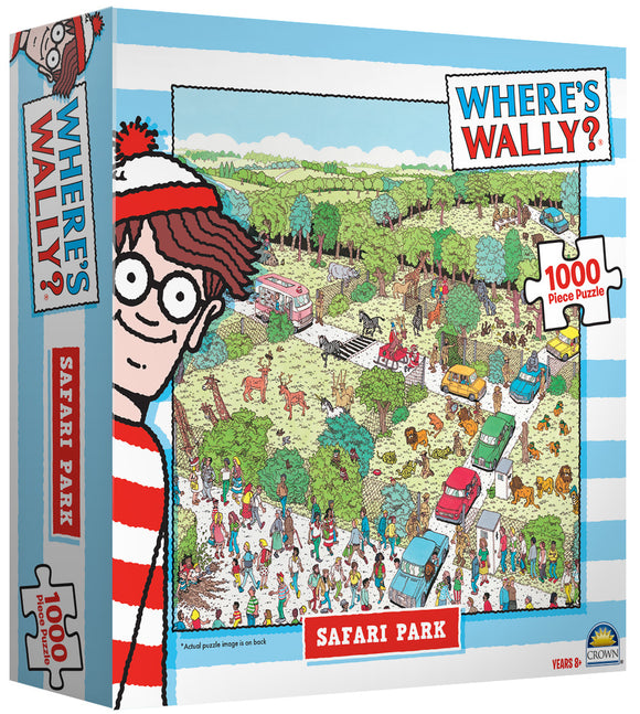 Crown | Safari Park - Where's Wally | 1000 Pieces | Jigsaw Puzzle