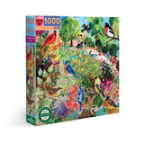 Birds In The Park - Jennifer Orkin Lewis | Eeboo | 1000 Pieces | Jigsaw Puzzle