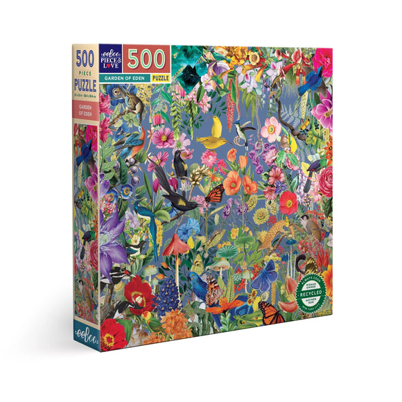 Eeboo | Garden of Eden - Clare Celeste Börsch | 500 Pieces | Jigsaw Puzzle