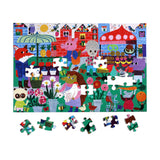 Green Market - Monika Forsberg | Eeboo | 100 Pieces | Jigsaw Puzzle