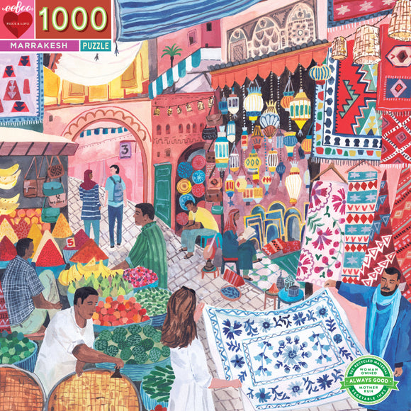 Eeboo | Marrakesh - Miranda Sofroniou | 1000 Pieces | Jigsaw Puzzle