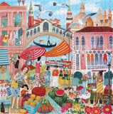 Venice Open Market - Uta Krogmann | Eeboo | 1000 Pieces | Jigsaw Puzzle