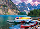 Eurographics | Canoes on the Lake - Lake Louise | HDR Photography | 1000 Pieces | Jigsaw Puzzle