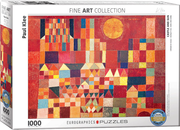Eurographics | Castle and Sun - Paul Klee | Fine Art Collection | 1000 Pieces | Jigsaw Puzzle