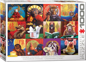 Eurographics | Chinese Calendar - Lucia Heffernan | 1000 Pieces | Jigsaw Puzzle