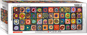 Colour Study of Squares - Wassily Kandinsky | Fine Art Collection | Eurographics | 1000 Pieces | Panorama Jigsaw Puzzle