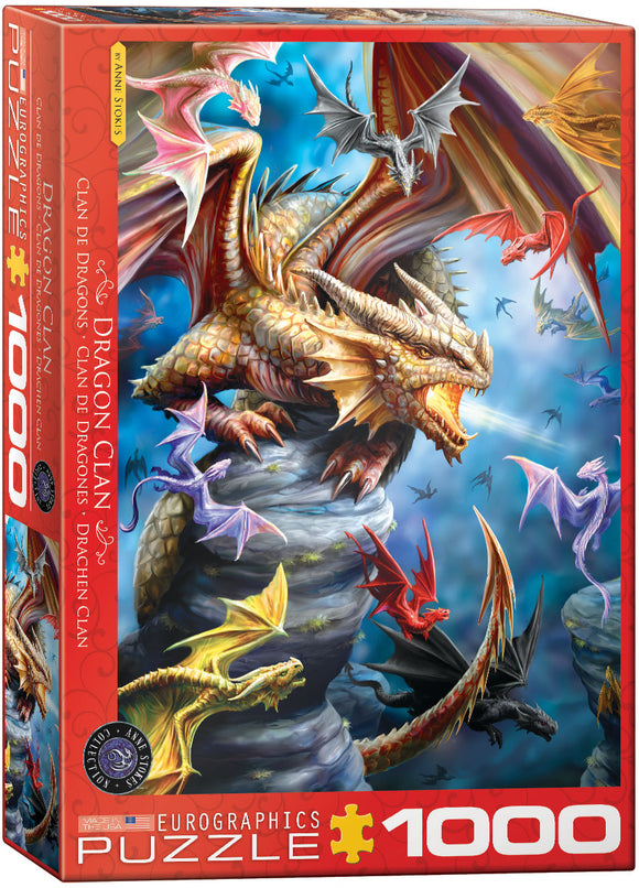 Eurographics | Dragon Clan - Anne Stokes | 1000 Pieces | Jigsaw Puzzle