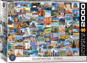 Globetrotter - World | Eurographics | 2000 Pieces | Jigsaw Puzzle