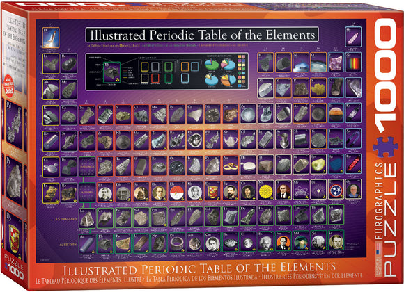 Eurographics | Illustrated Periodic Table of the Elements | 1000 Pieces | Jigsaw Puzzle