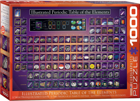 Illustrated Periodic Table of the Elements | Eurographics | 1000 Pieces | Jigsaw Puzzle