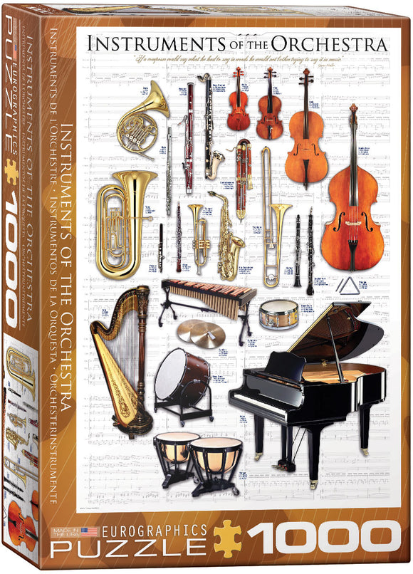 Eurographics | Instruments of the Orchestra | 1000 Pieces | Jigsaw Puzzle