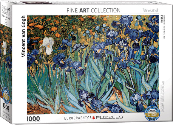 Eurographics | Irises - Vincent Van Gogh | Fine Art Collection | 1000 Pieces | Jigsaw Puzzle