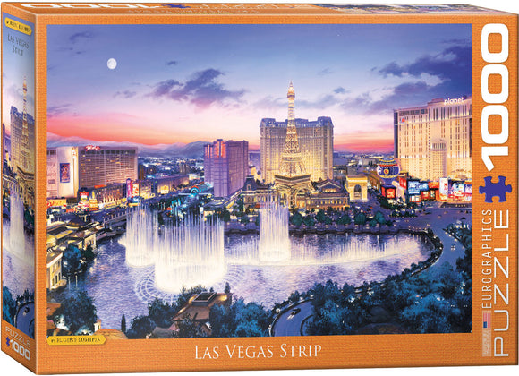 Las Vegas Strip - Eugene Lushpin | Artist Series | Eurographics | 1000 Pieces | Jigsaw Puzzle