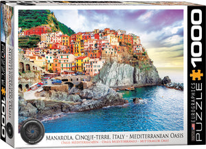 Eurographics | Manarola, Cinque Terre - Italy | HDR Photography | 1000 Pieces | Jigsaw Puzzle