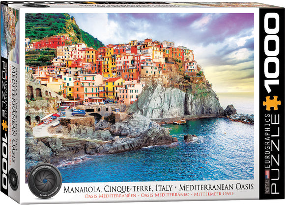 Eurographics | Manarola, Cinque Terre - Italy | HDR Photography | 1000 Pieces | Jigsaw Puzzle