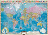 Map of the World - Maps & Flags | Eurographics | 1000 Pieces | Jigsaw Puzzle
