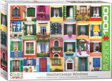 Mediterranean Windows - Colours of the World | Eurographics | 1000 Pieces | Jigsaw Puzzle