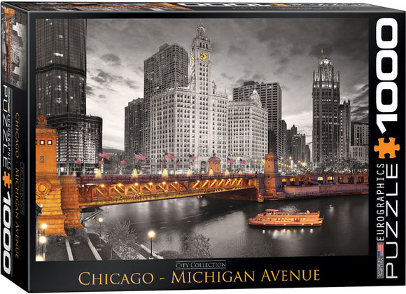 Michigan Avenue - Chicago | Eurographics | 1000 Pieces | Jigsaw Puzzle