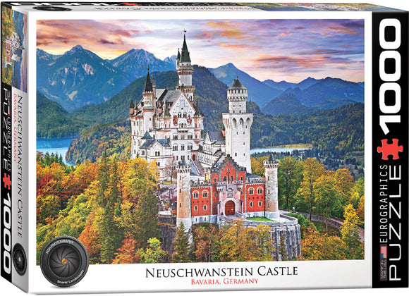 Eurographics | Neuschwanstein Castle - Bavaria | HDR Photography | 1000 Pieces | Jigsaw Puzzle