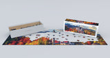 Neuschwanstein Castle in Autumn | Eurographics | 1000 Pieces | Panorama Jigsaw Puzzle