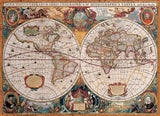 Antique World Map - Maps & Flags | Eurographics | 1000 Pieces | Jigsaw Puzzle