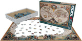 Antique World Map - Maps & Flags | Eurographics | 1000 Pieces | Jigsaw Puzzle