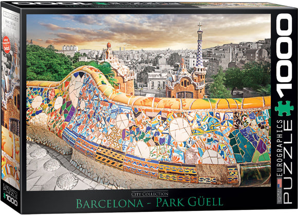 Eurographics | Park Güell - Barcelona | City Collection | 1000 Pieces | Jigsaw Puzzle