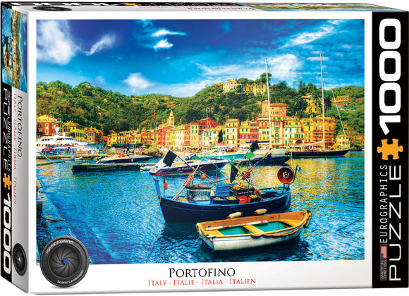Eurographics | Portofino - Italy | HDR Photography | 1000 Pieces | Jigsaw Puzzle